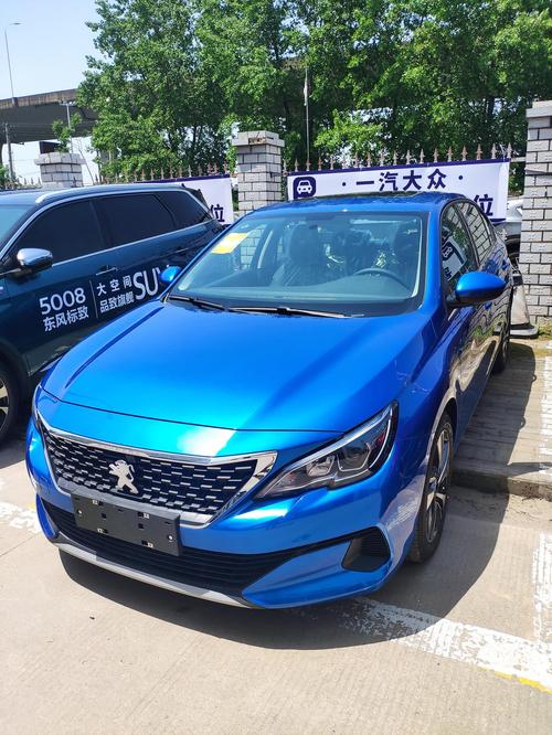 东风标致小轿车 东风标致小轿车蓝色