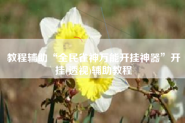 教程辅助“全民雀神万能开挂神器	”开挂(透视)辅助教程